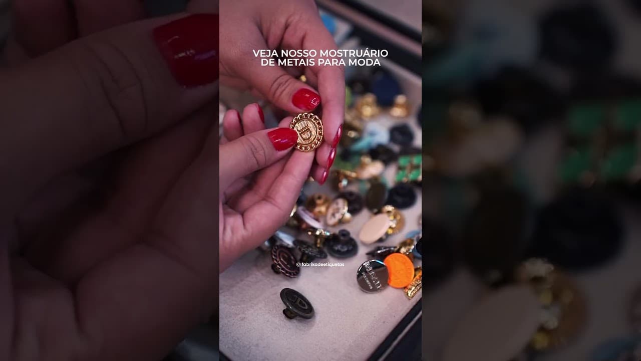 Veja Nosso Mostruário De Metais Para Moda