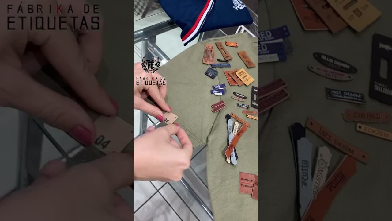 Opções De Etiquetas Para Camisetas