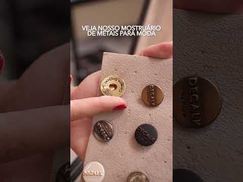 Metais para moda feminina e jeans - Fábrika de Etiquetas Goiânia